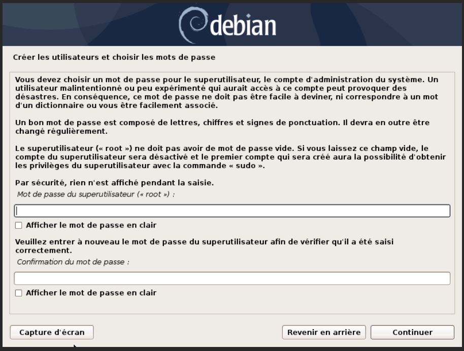 Installation de Debian 11